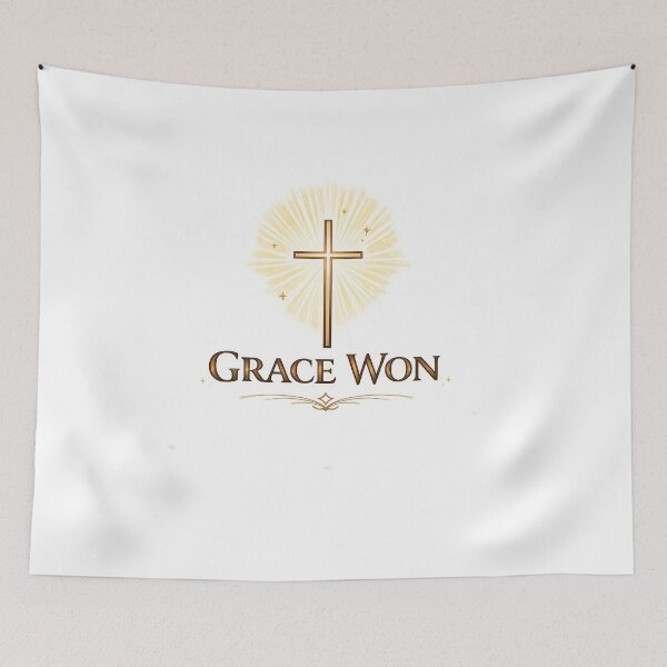 Artikelvorschau, Gnade gewann christliches Osterglaubensdesign entworfen und verkauft von StyleLap.