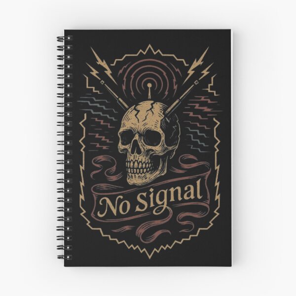 Item preview, No Signal Skull Design, Glitch Skull Art, Cyberpunk Skull, Dark Aesthetic Streetwear, Static Error Skull Design designed and sold by Typologystudios.