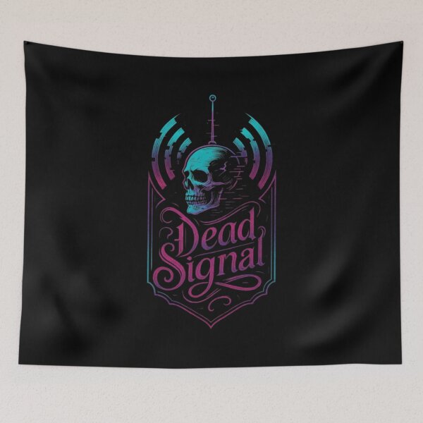 Item preview, Dead Signal Skull Design, Glitch Skull Art, Cyberpunk Skull, Dark Aesthetic Skull, Streetwear Skull Design designed and sold by Typologystudios.