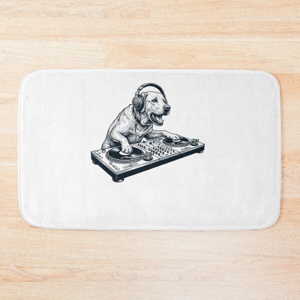Item preview, Vintage Retro Labrador Retriever DJ Dog Mom Dad Music Lover designed and sold by TerryConnells.