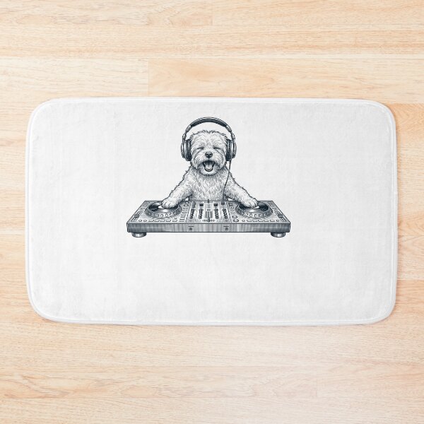 Item preview, Vintage Retro Maltese DJ Dog Mom Dad Music Lover designed and sold by TerryConnells.