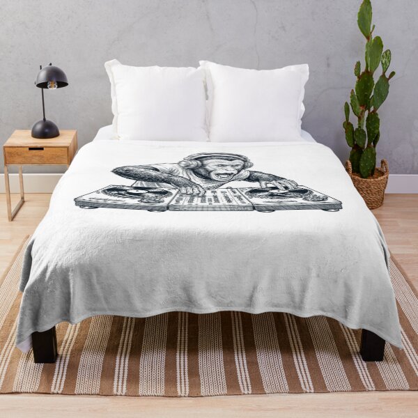 Item preview, Vintage Retro Monkey DJ Animal Music Lover designed and sold by TerryConnells.