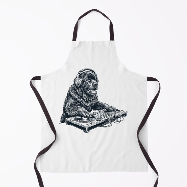 Item preview, Vintage Retro Newfoundland DJ Dog Mom Dad Music Lover designed and sold by TerryConnells.