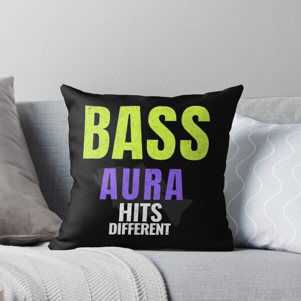Item preview, Bass Aura Hits Different Fishing Quote designed and sold by EimSol.