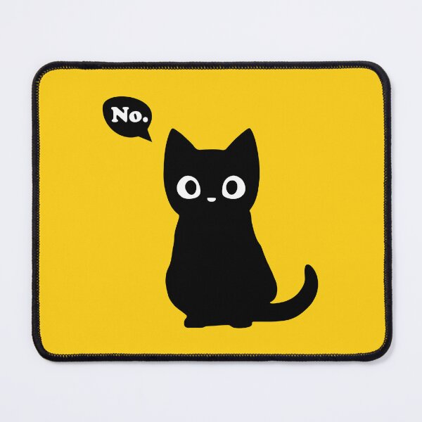 Item preview, Black Cat Say No designed and sold by berlicaferinz.