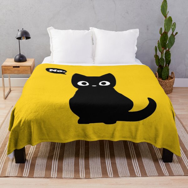 Item preview, Black Cat Say No designed and sold by berlicaferinz.