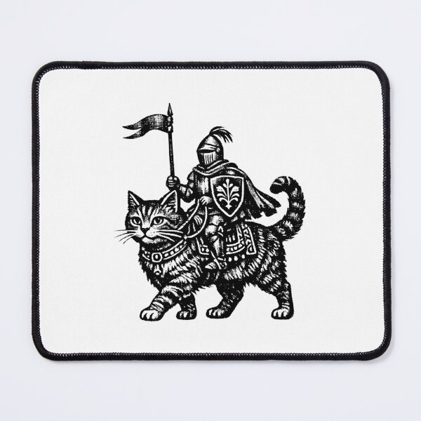 Item preview, Knight Riding a Cat designed and sold by YV Designs & Stuff.