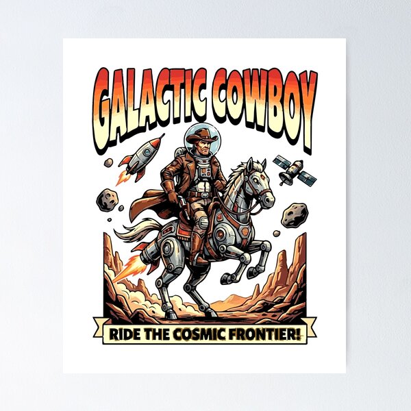 Item preview, Galactic Cowboy designed and sold by Remy490.