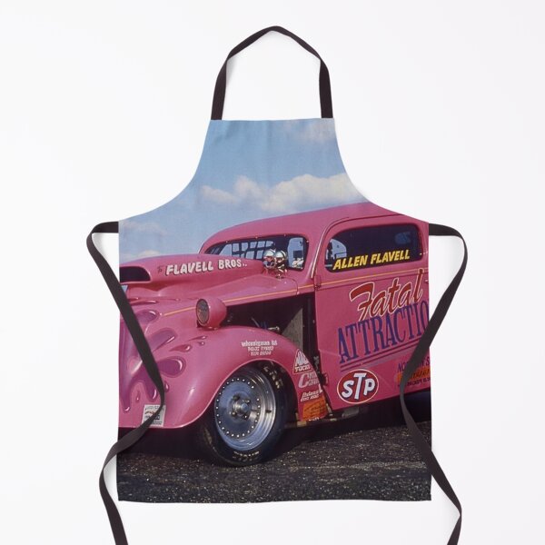Item preview, Pink Drag Racing Car – “Fatal Attraction” Hot Rod Wall Art, Retro Motorsport Print designed and sold by Shot-By-Garth.