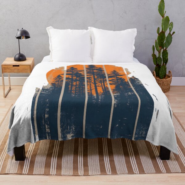Item preview, Sunset Forest Silhouette – Vintage Nature Landscape designed and sold by Artania21.