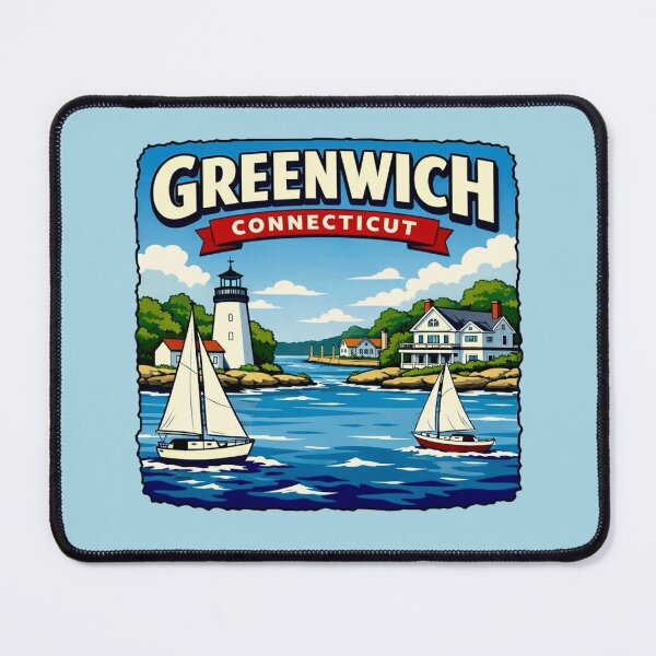 Item preview, Greenwich, Connecticut designed and sold by Myra365Art.