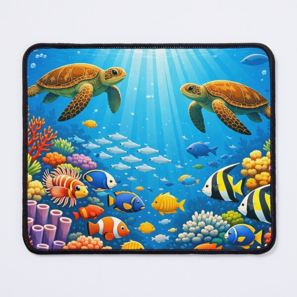 Item preview, Vibrant Coral Reef Underwater Paradise Art designed and sold by RadheyGraphics.