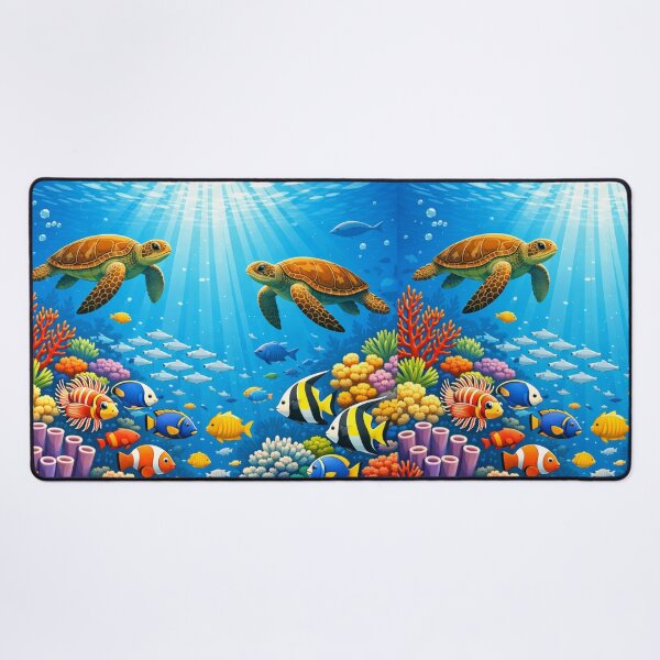 Item preview, Vibrant Coral Reef Underwater Paradise Art designed and sold by RadheyGraphics.