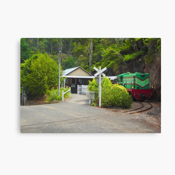 Mountain Train Canvas Print