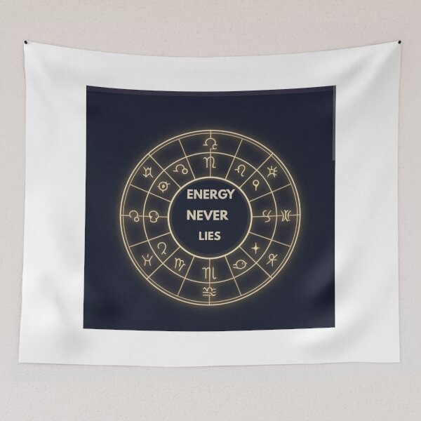 Item preview, Energy Never Lies Zodiac Aesthetic designed and sold by The Crafted Spirits.