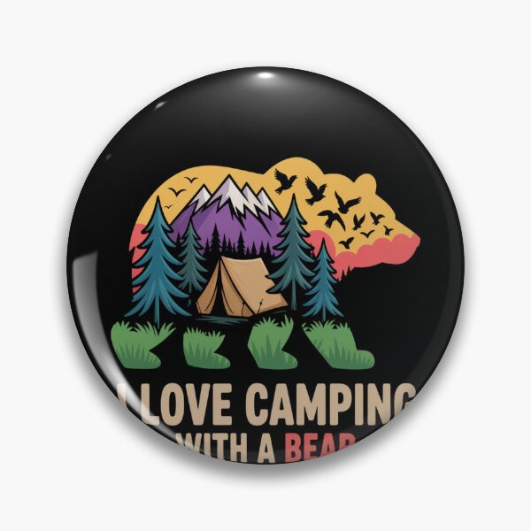 Item preview, I Love Camping Bear  designed and sold by TeamLequid.