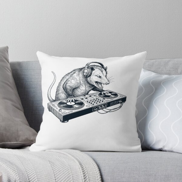 Item preview, Vintage Retro Opossum DJ Animal Music Lover designed and sold by TerryConnells.