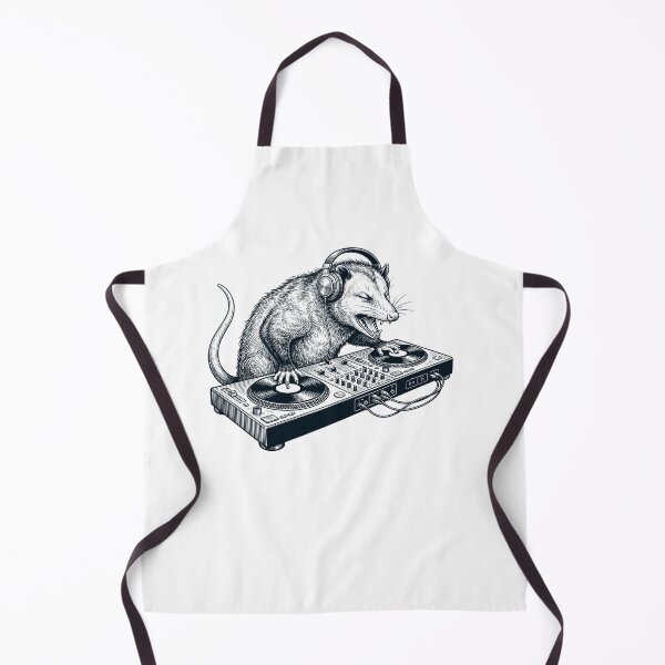 Item preview, Vintage Retro Opossum DJ Animal Music Lover designed and sold by TerryConnells.