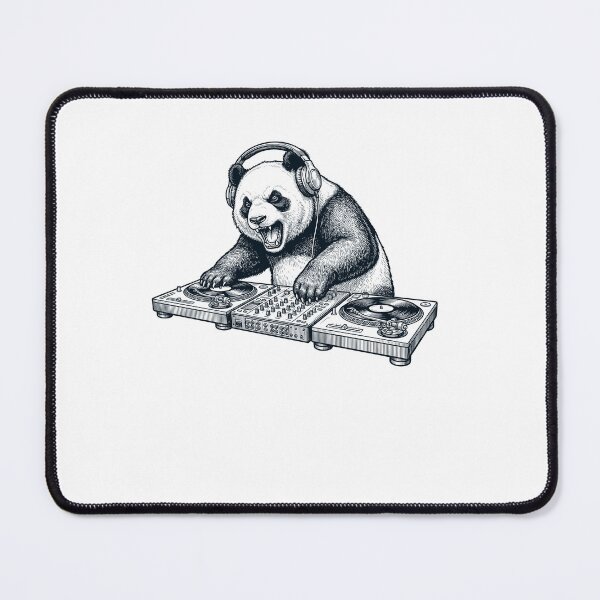Item preview, Vintage Retro Panda DJ Animal Music Lover designed and sold by TerryConnells.