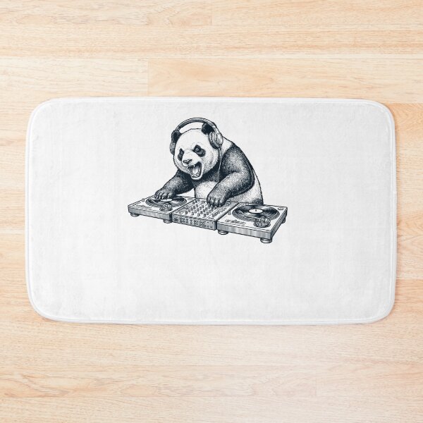 Item preview, Vintage Retro Panda DJ Animal Music Lover designed and sold by TerryConnells.