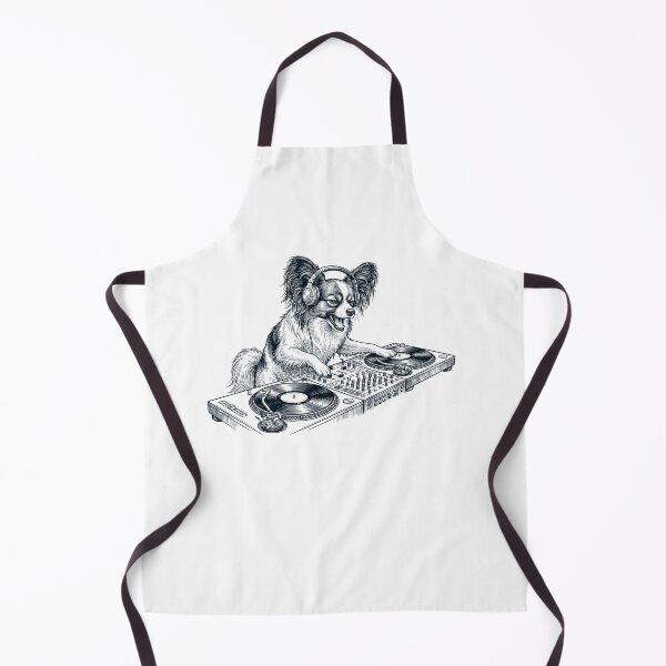 Item preview, Vintage Retro Papillon DJ Dog Mom Dad Music Lover designed and sold by TerryConnells.