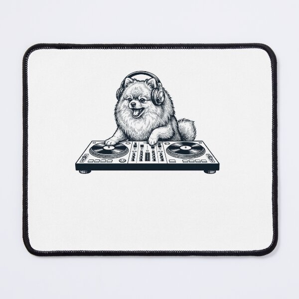Item preview, Vintage Retro Pomeranian DJ Dog Mom Dad Music Lover designed and sold by TerryConnells.