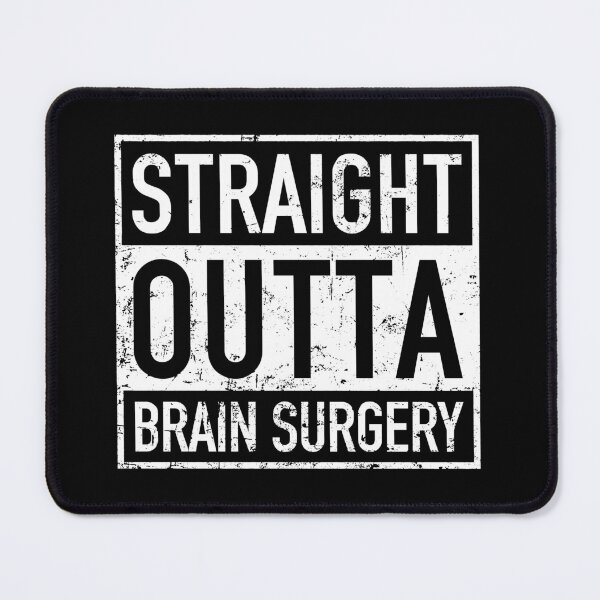 Item preview, Straight Outta Brain Surgery - Hospital Brain Cancer Recovery Gifts designed and sold by berlicaferinz.