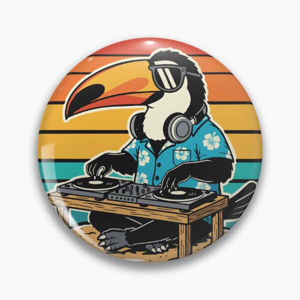 Item preview, Toucan DJ Tropic Turntables Beach Mix designed and sold by PixelStudioBe.