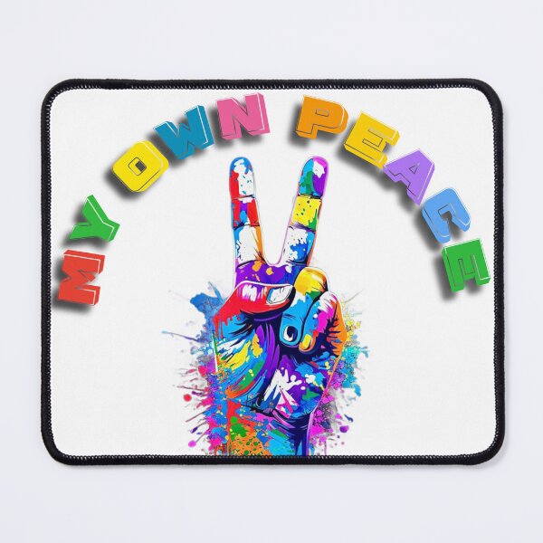Item preview, My Own Peace – Calm & Positive Vibes Quote designed and sold by Clintora.