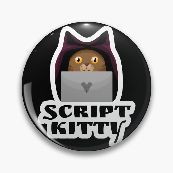 Artikelvorschau, Skript Kitty Cat Hacker Humor Geek entworfen und verkauft von experimentons.