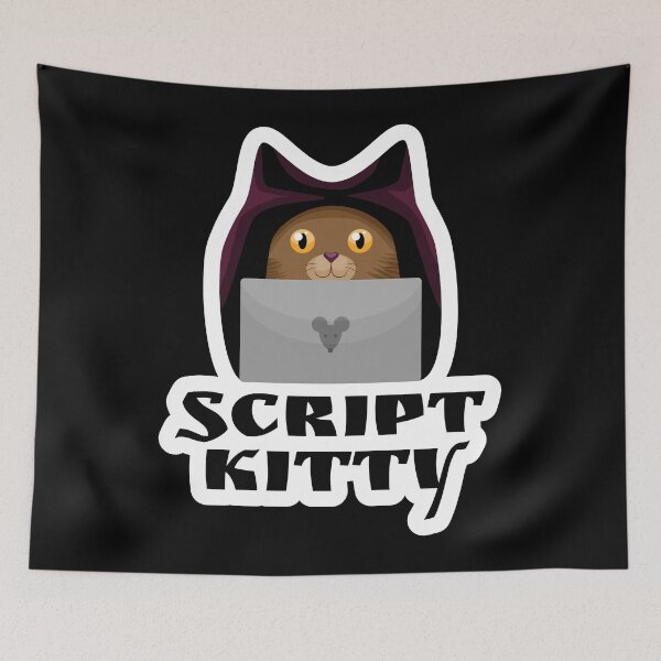 Item preview, Script Kitty Cat Hacker Humor Geek designed and sold by experimentons.