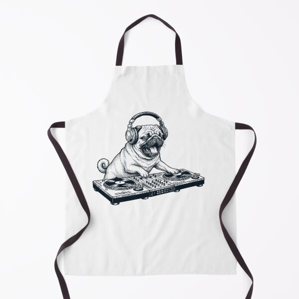 Item preview, Vintage Retro Pug DJ Dog Mom Dad Music Lover designed and sold by TerryConnells.