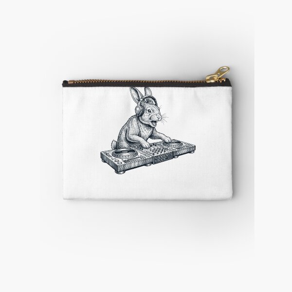 Item preview, Vintage Retro Rabbit DJ Animal Music Lover designed and sold by TerryConnells.