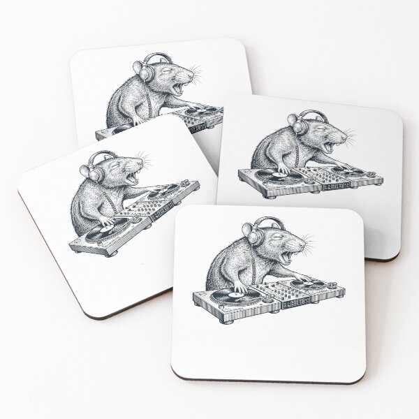 Item preview, Vintage Retro Rat DJ Animal Music Lover designed and sold by TerryConnells.