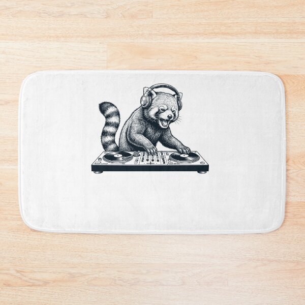 Item preview, Vintage Retro Red Panda DJ Animal Music Lover designed and sold by TerryConnells.