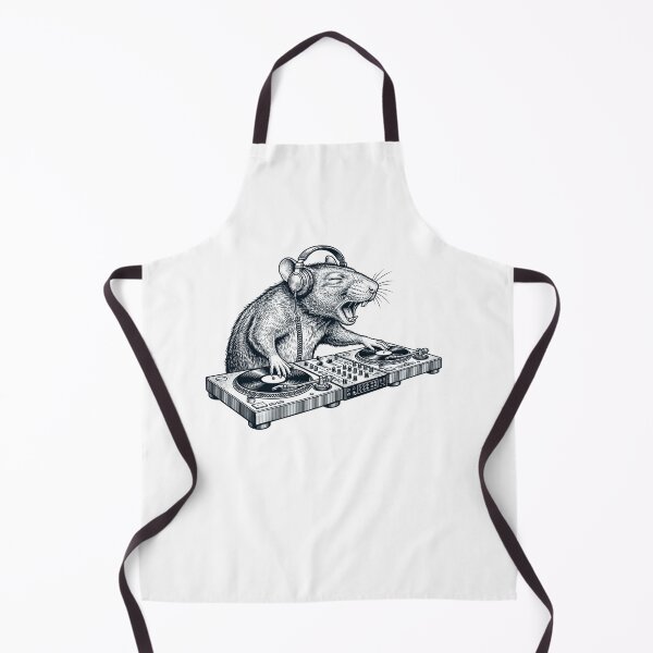 Item preview, Vintage Retro Rat DJ Animal Music Lover designed and sold by TerryConnells.