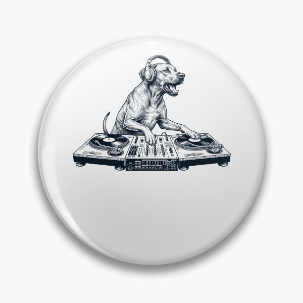Item preview, Vintage Retro Rhodesian Ridgeback DJ Dog Mom Dad Music Lover designed and sold by TerryConnells.