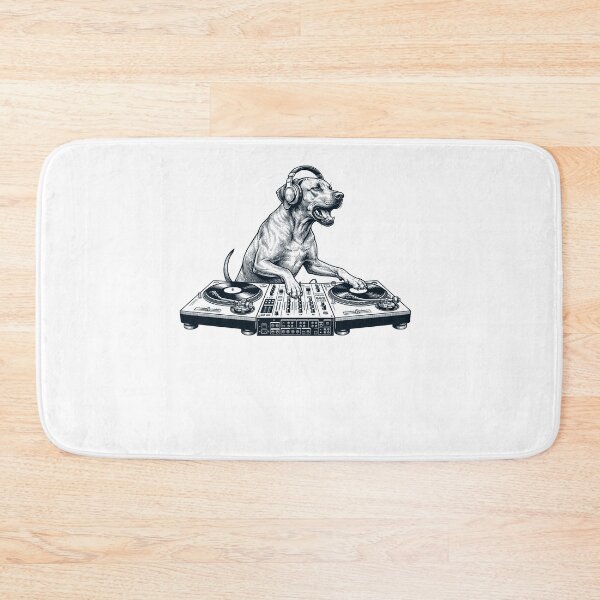 Item preview, Vintage Retro Rhodesian Ridgeback DJ Dog Mom Dad Music Lover designed and sold by TerryConnells.