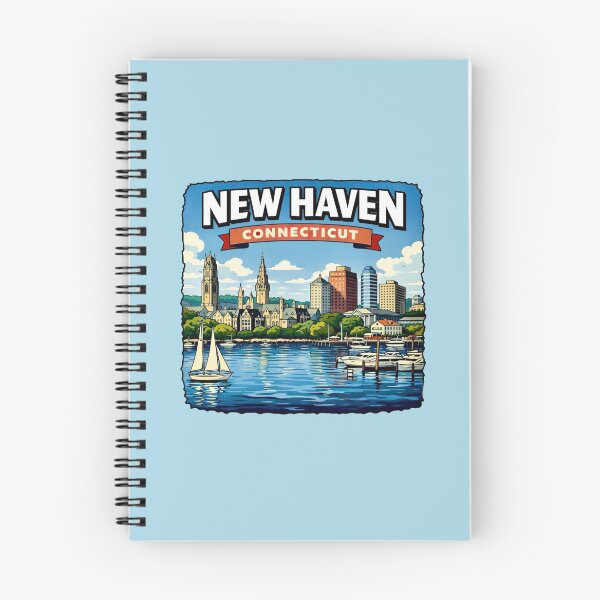 Item preview, New Haven, Connecticut - Coastal Skyline designed and sold by Myra365Art.