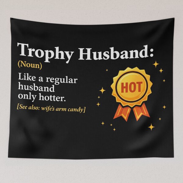 Item preview, Trophy Husband World's Greatest Husband First Place Spouse designed and sold by Blok45.