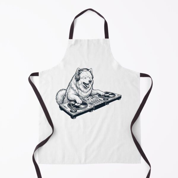 Item preview, Vintage Retro Samoyed DJ Dog Mom Dad Music Lover designed and sold by TerryConnells.