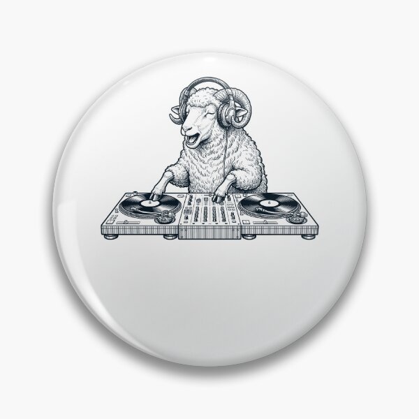 Item preview, Vintage Retro Sheep DJ Animal Music Lover designed and sold by TerryConnells.