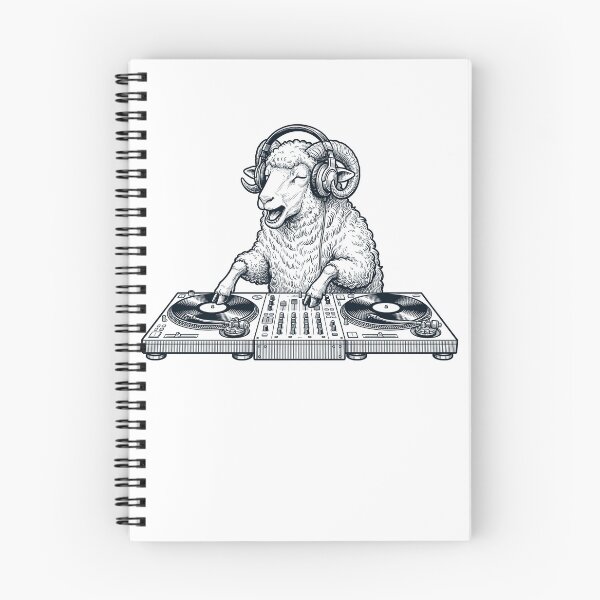 Item preview, Vintage Retro Sheep DJ Animal Music Lover designed and sold by TerryConnells.