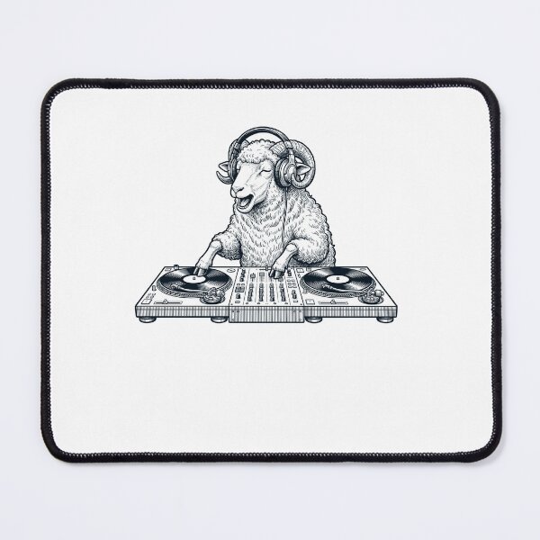 Item preview, Vintage Retro Sheep DJ Animal Music Lover designed and sold by TerryConnells.