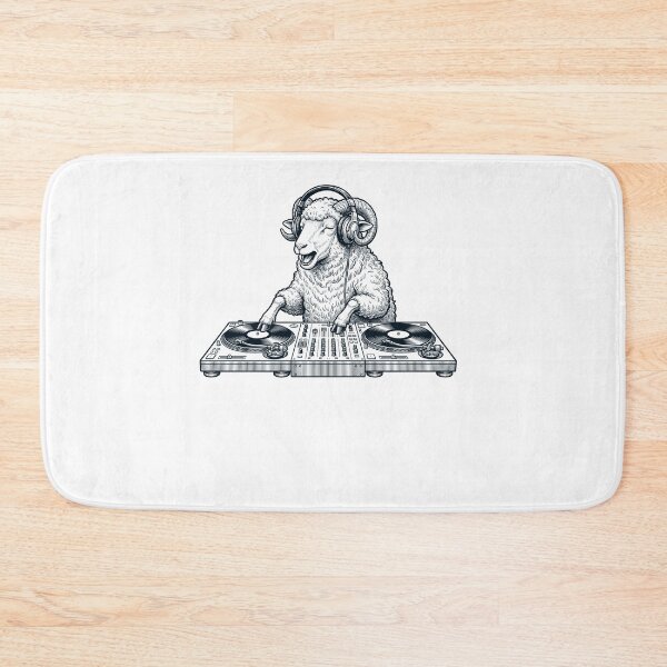 Item preview, Vintage Retro Sheep DJ Animal Music Lover designed and sold by TerryConnells.