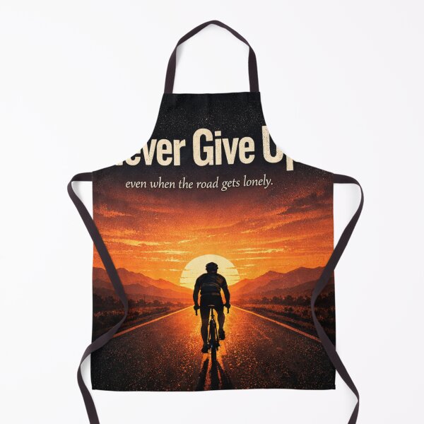 Item preview, Never Give Up – even when the road gets lonely. designed and sold by Clauando.