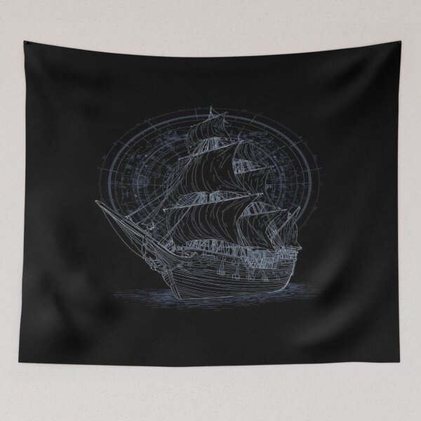 Item preview, The majestic ghost Sea sails designed and sold by NivyasArtistry.