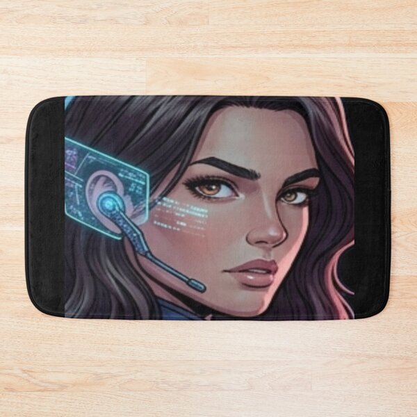 Item preview, "Relan - Cyberpunk Beauty of the 6th Dimension - Interdimensional Warrior" designed and sold by RS-Globalist-.