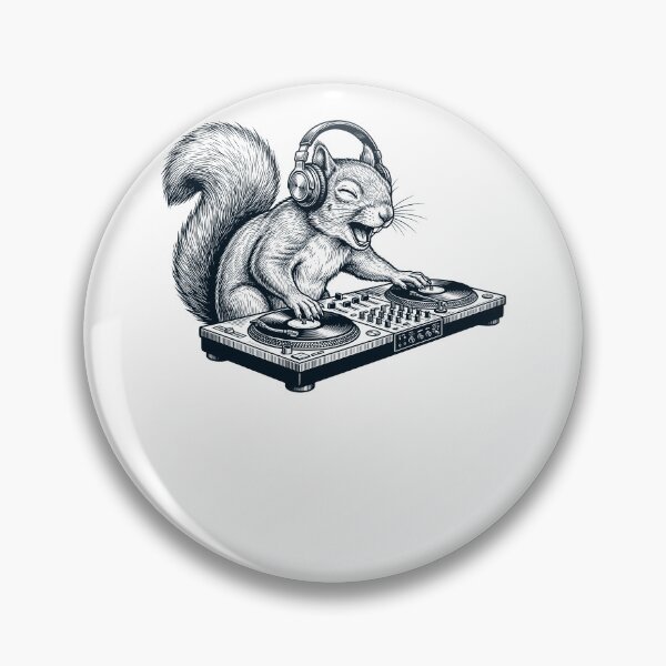 Artikelvorschau, Vintage Retro Eichhörnchen DJ Tiermusikliebhaber entworfen und verkauft von TerryConnells.