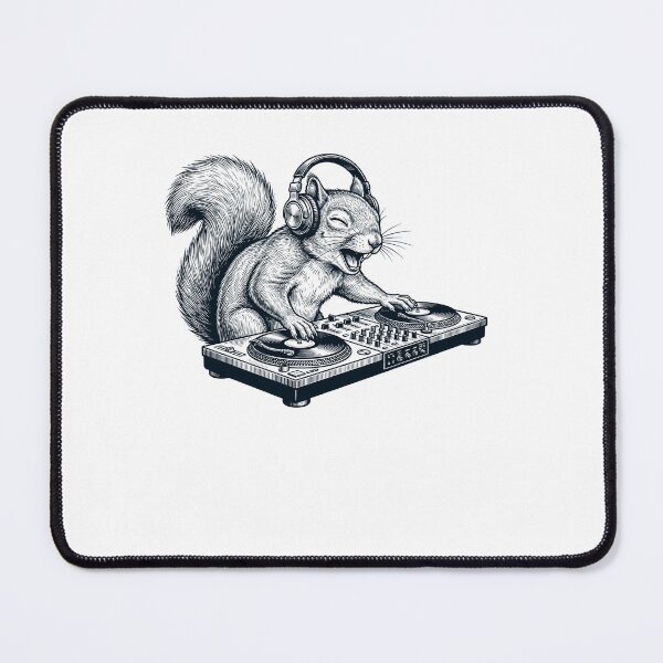 Item preview, Vintage Retro Squirrel DJ Animal Music Lover designed and sold by TerryConnells.